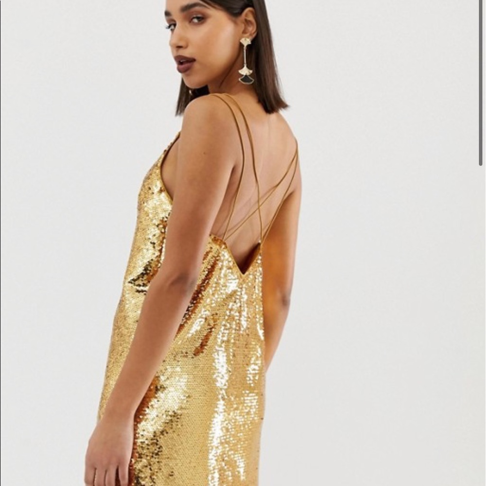 NYE Gold Dress